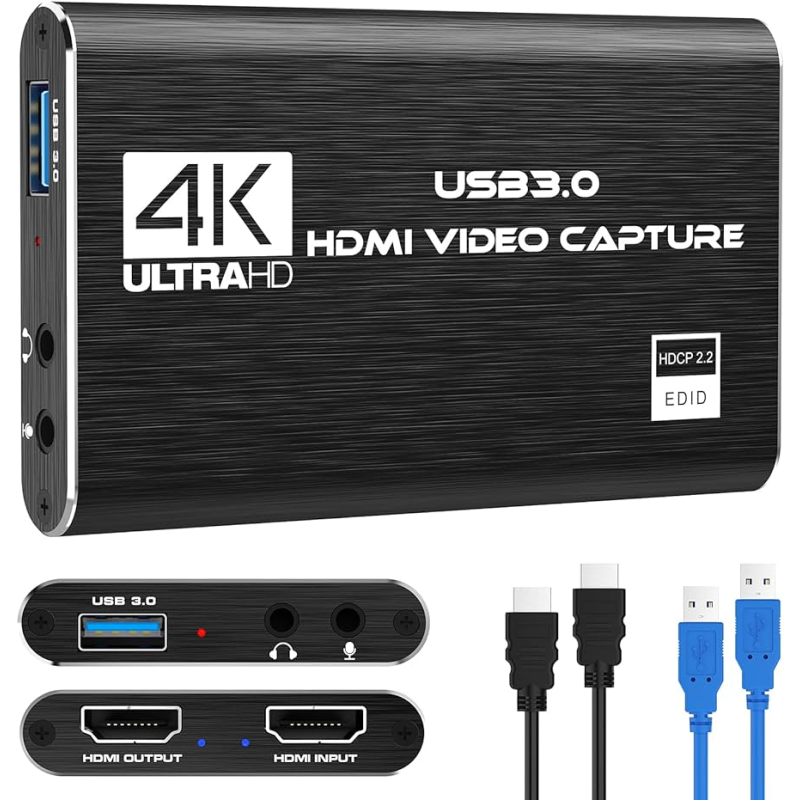 HDMI Capture Audio Vidéo 4K...