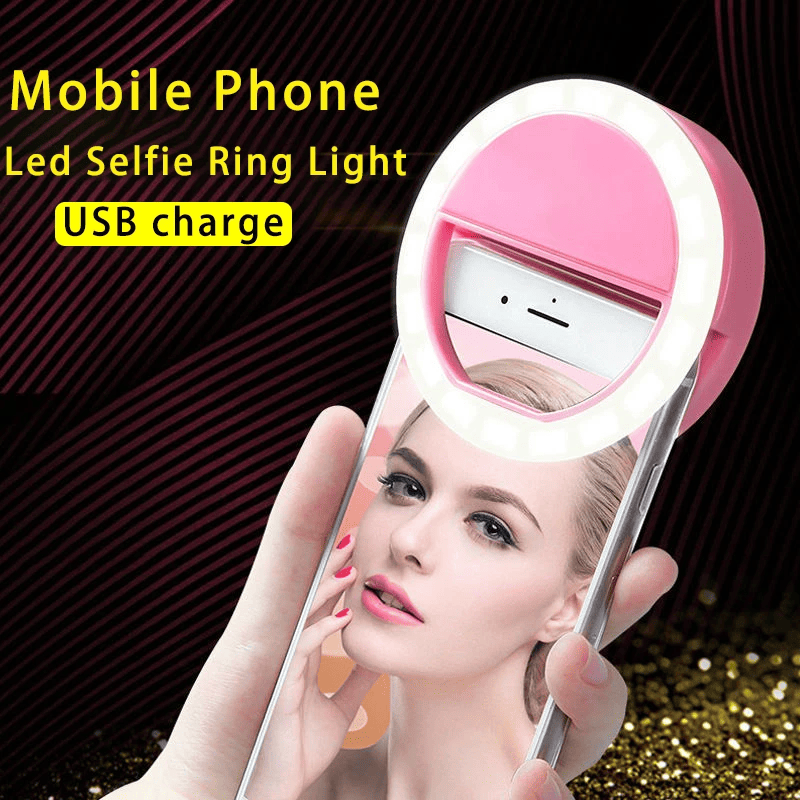 Anneau lumineux LED pour selfie