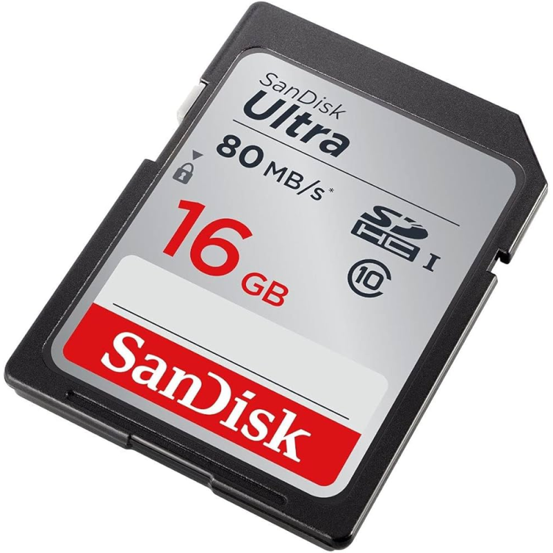 Carte Mémoire SD SanDisk Ultra 16 Go