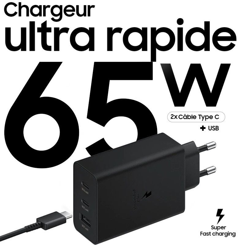 Chargeur Ultra Rapide Samsung 65 W